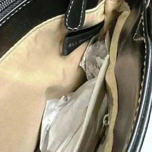 Giana Bernini Black Turnlock Glaze Handbag/Purse/Satchel/Shoulder Bag NWT! - Picture 7 of 9